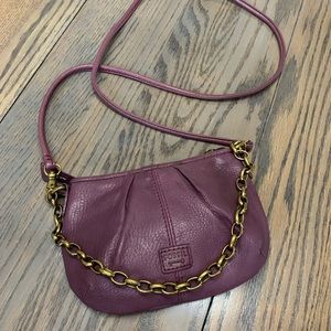Fossil leather crossbody